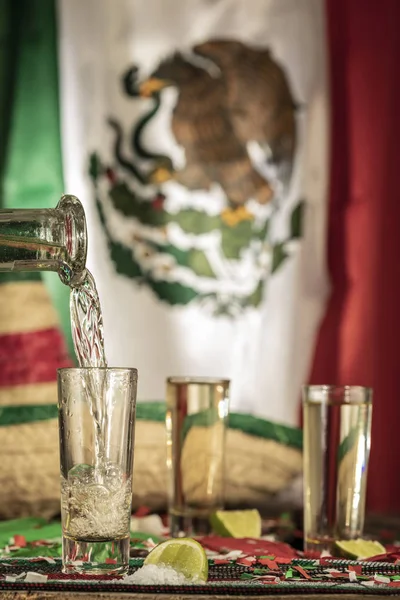 Detalj av tequila shot — Stockfoto