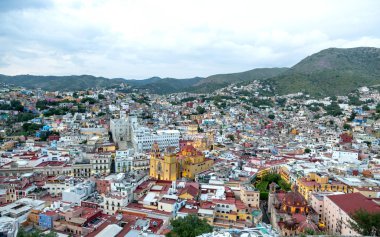 Guanajuato, Meksika. Panoramik görünüm