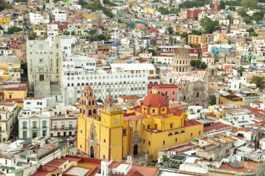Guanajuato, Meksika. Panoramik görünüm