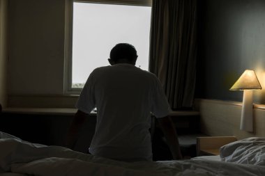 Otel veya motel banyo iç mekanları