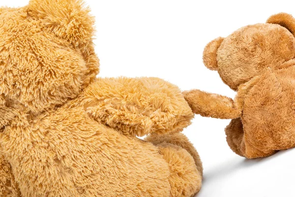 Teddy Bear Little Bear White Background — Stock Photo, Image