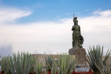 La Minerva. Guadalajara, Jalisco, Meksika 'nın mimari ve anıtları. Gündüz çekimleri.