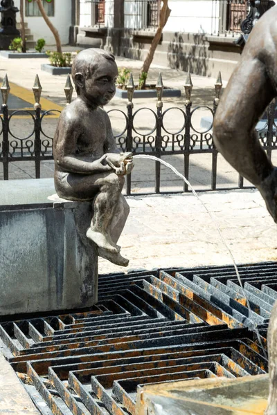 Fontana Bambini Urinare Architettura Monumenti Della Città Guadalajara Jalisco Messico — Foto Stock