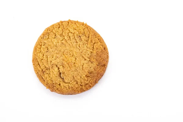 Deliciosas Tostadas Galletas Vainilla Sobre Fondo Blanco —  Fotos de Stock