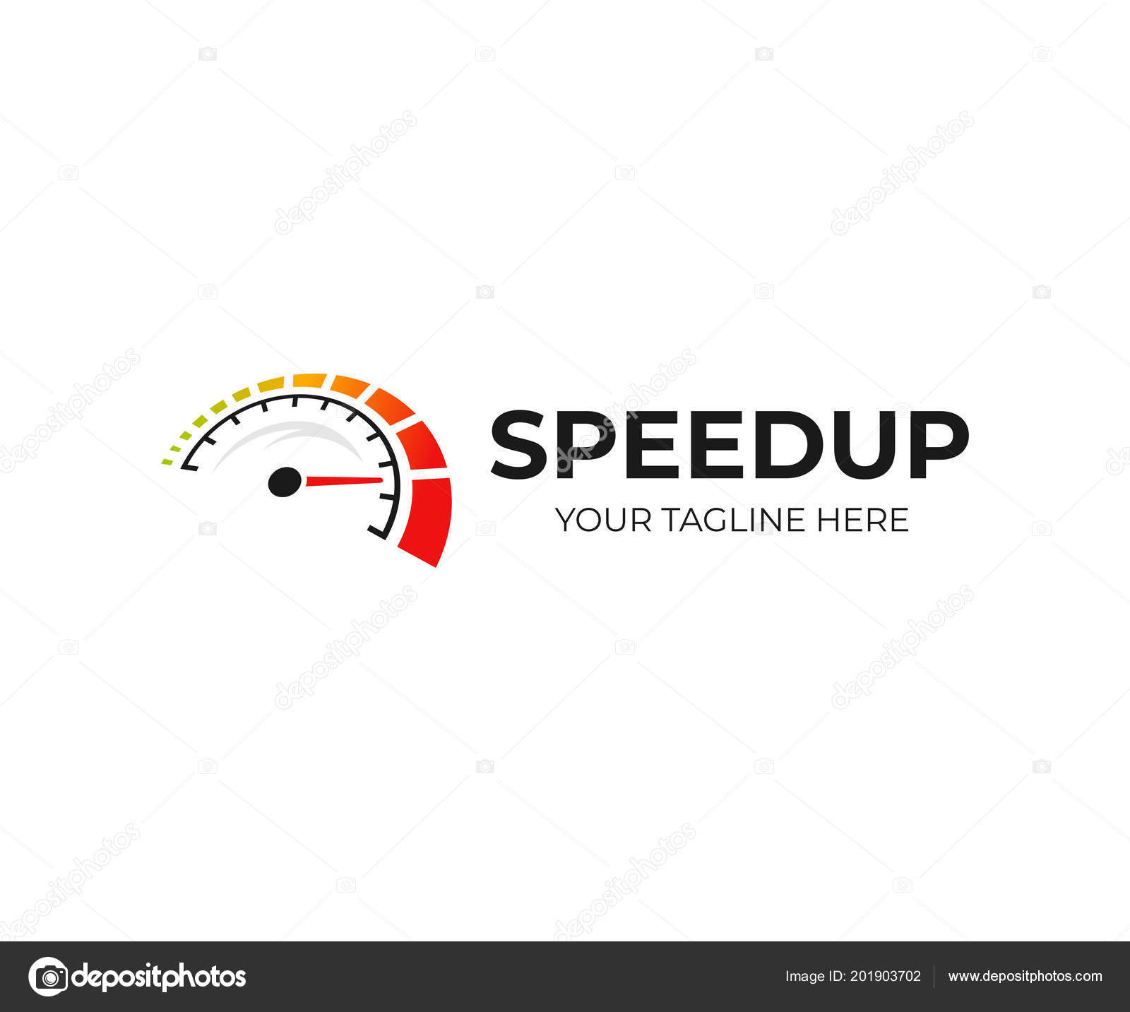 Modele Logo Compteur Vitesse Conception Vectorielle Compteur Vitesse Logotype Tachymetre Image Vectorielle Par Artsterdam C Illustration 201903702