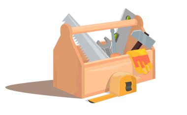 Araçları ile ahşap araç kutusu