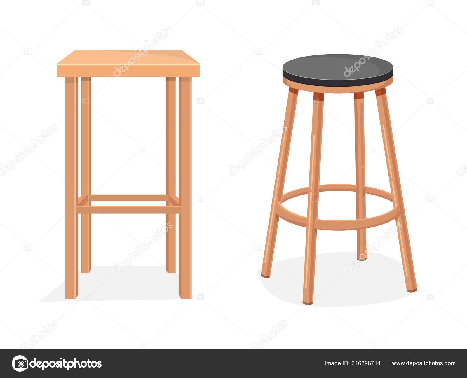 two empty tall chairs 216396714
