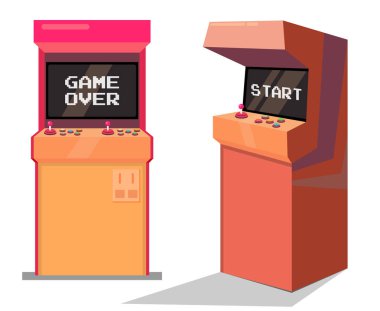 Arcade makinesi retro tarzı