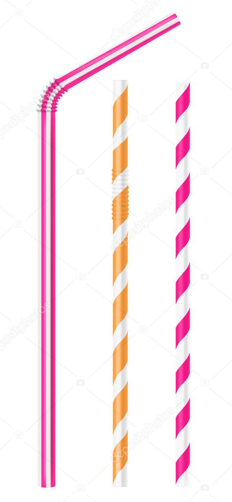 Set of drinking straw