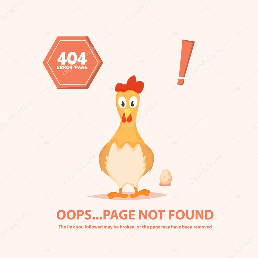 Chicken error page loading