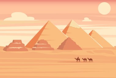 Çöldeki piramitler