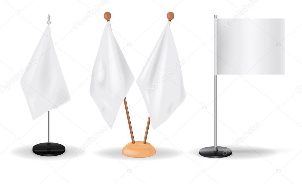 Table flags blank template