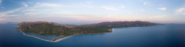Isla San Jose, Baja California Sur, Meksika hava panoramik manzaralarını. Deniz cortez.