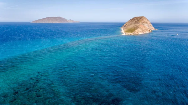 Vistas Panorámicas Aéreas Isla San Diego Baja California Sur México —  Fotos de Stock