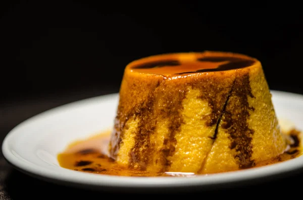 Flan, a latin american, european delicacy. a great dessert. is a type of egg custard that came to Latin America via Spain. It usually is covered by melted caramel.