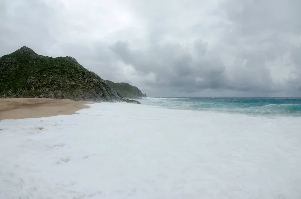 Escenarios Las Playas Mar Cortez Donde Desierto Encuentra Con Mar — Foto de Stock