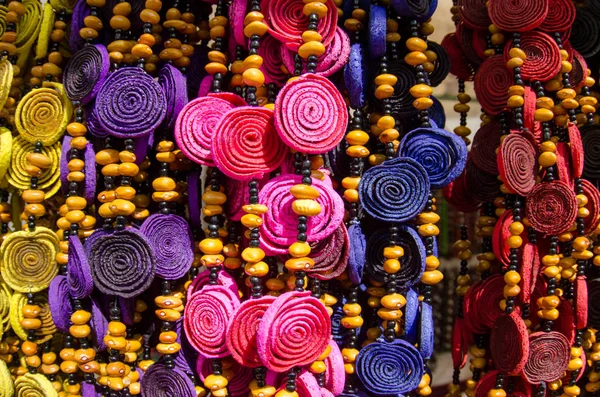 Meksika Boncuklar Market San Cristobal Las Casas Chiapas Mexico Hint — Stok fotoğraf