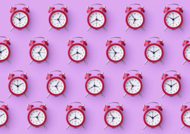 Klasik kırmızı saat