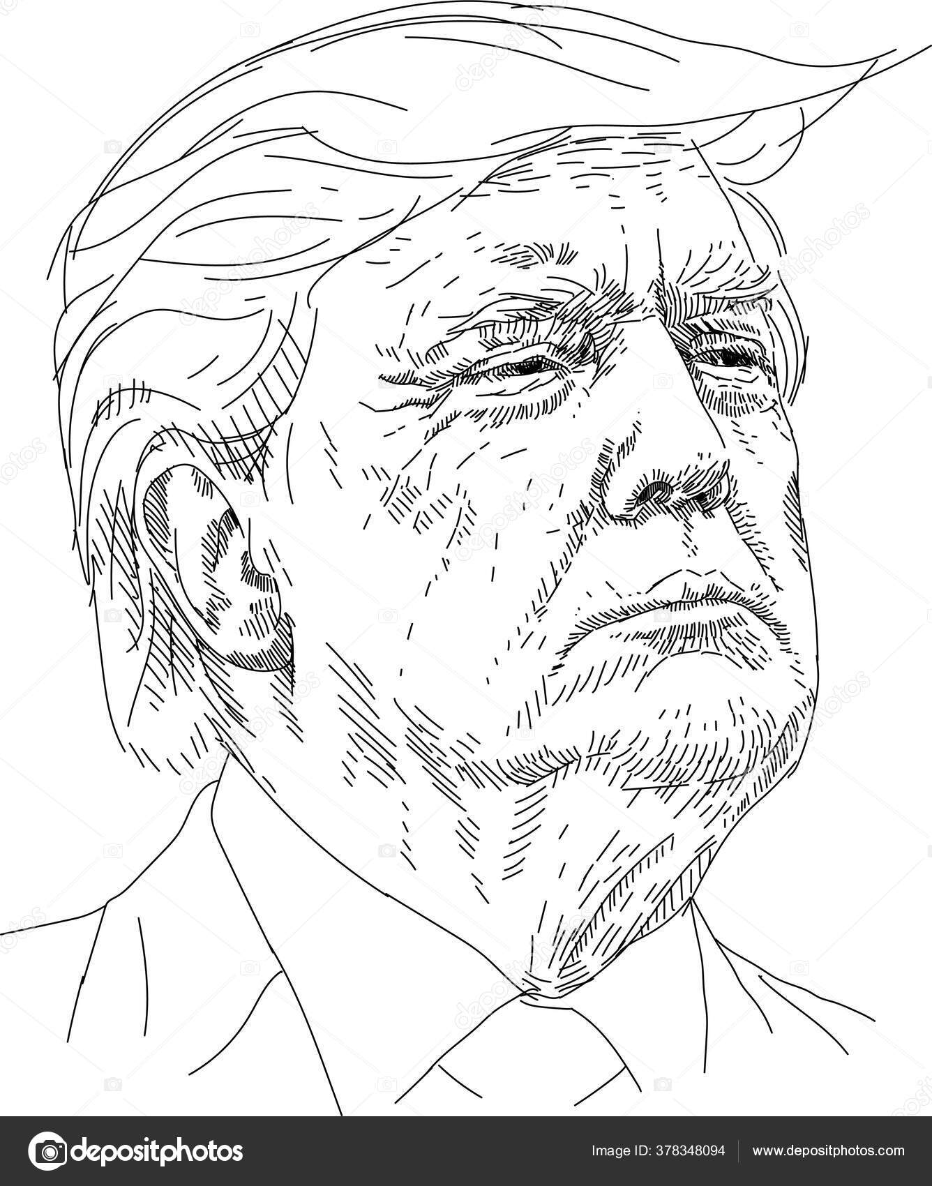 ドナルド トランプ 45米国大統領 ストックベクター ©liogkih ドナルド トランプ 45米国大統領 ストックベクター ©liogkih