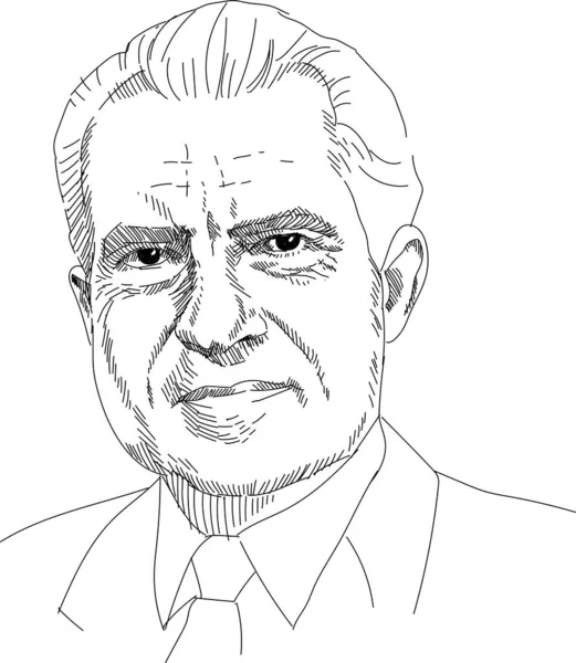 Richard Nixon Président Américain — Image vectorielle