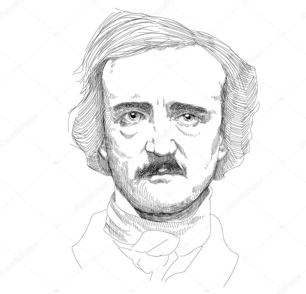 Edgar Allan Poe - American writer, poet, editor, and literary critic.