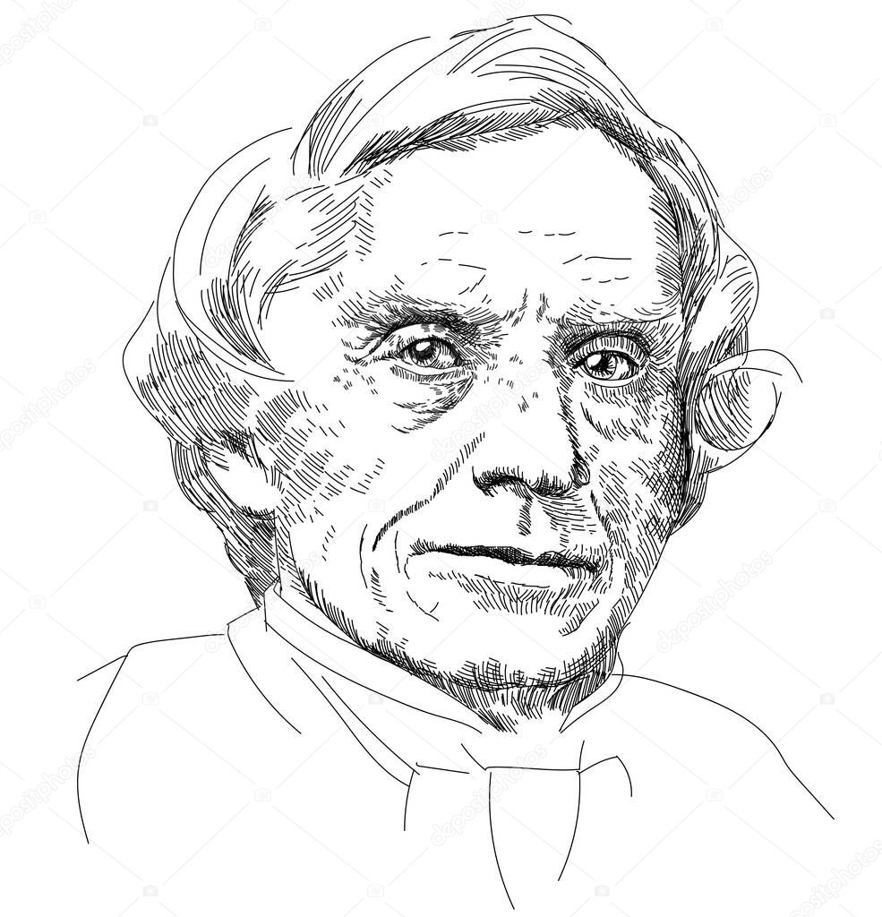 Samuel Morse - American inventor and artist. The most famous inventions are electromagnetic writing telegraph (Morse apparatus, 1836) and Morse code (alphabet)