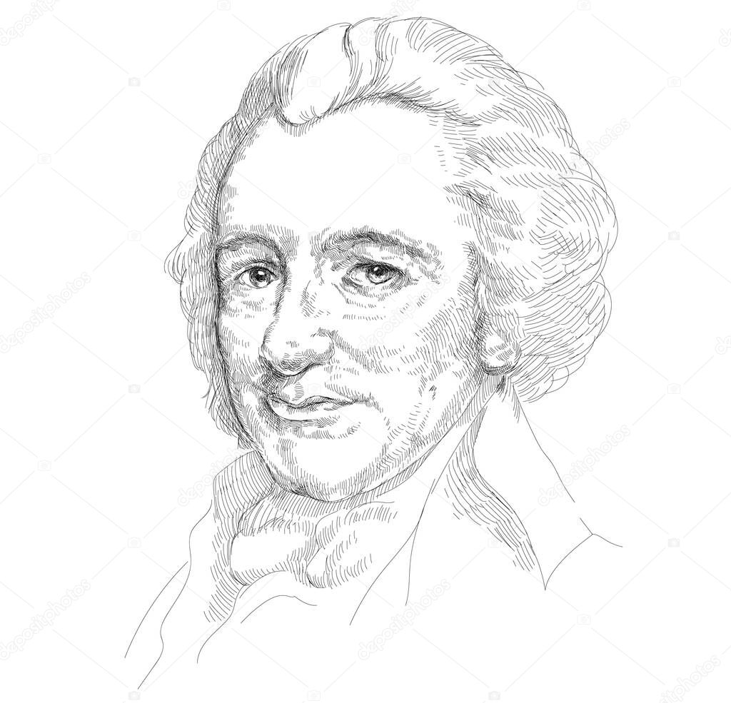 Thomas Paine - Anglo-American writer, philosopher, publicist, nicknamed the 