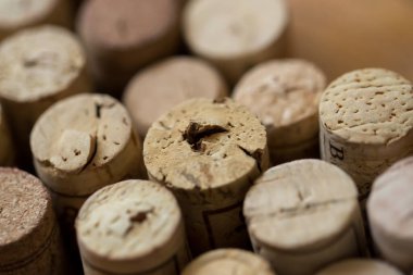 Şarap tıpası koleksiyonu arka planı