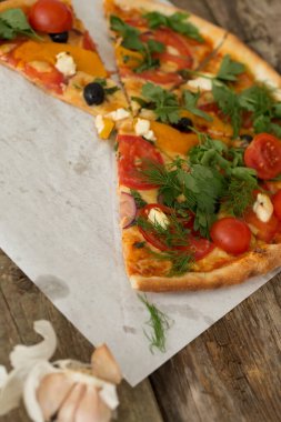 Masada nefis bir pizza