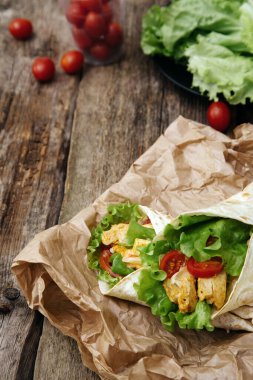 Masadaki lezzetli tortilla