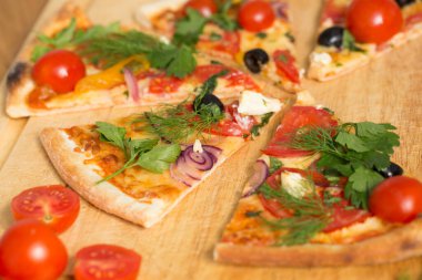 Masada nefis bir pizza