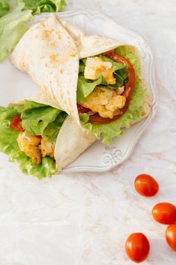 Masadaki lezzetli tortilla