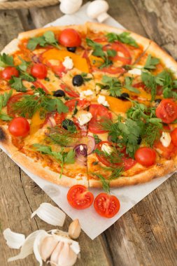 Masada nefis bir pizza