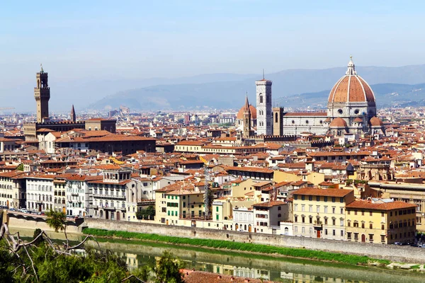 Krásný Panoramatický Výhled Staré Město Florencie Itálie — Stock fotografie