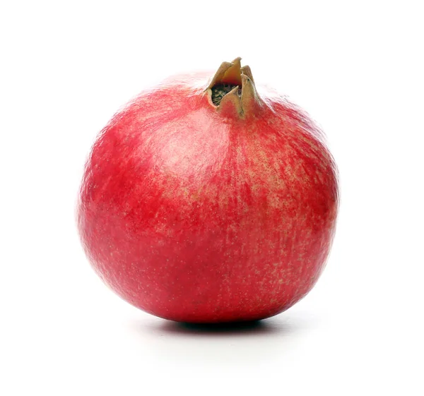 Läckra Exotiska Granatäpple Frukt Vit Bakgrund — Stockfoto