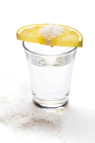 Tequila Med Citron Och Salt — Stockfoto