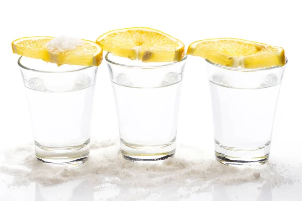 Tequila Med Citron Och Salt — Stockfoto