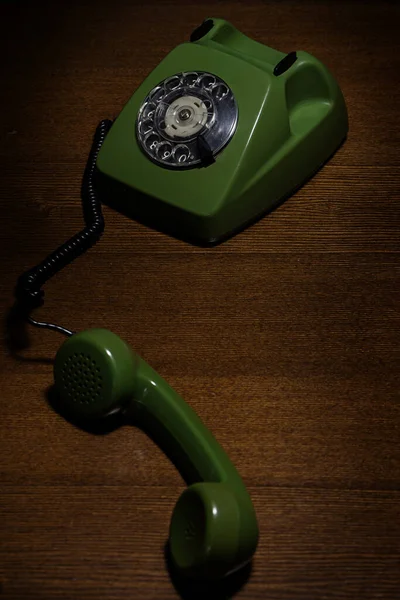 Old Vintage Phone Table — Stock Photo, Image