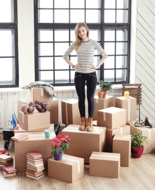 Eve taşınırken çok tatlı bir kızdı.