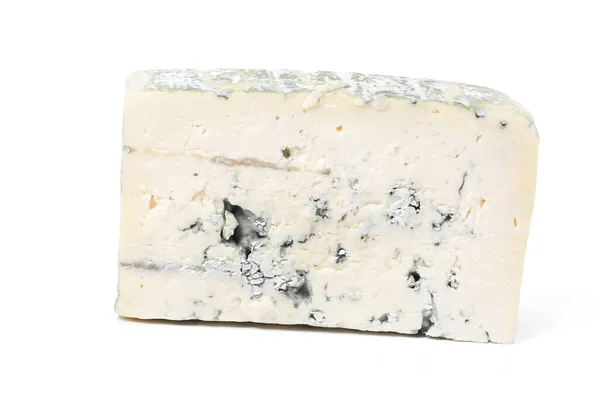 Gorgonzola Sýr Bílém Pozadí — Stock fotografie