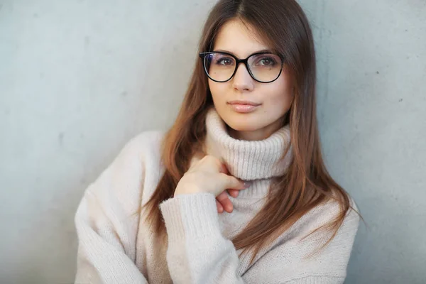 Estilo Vida Recreação Menina Casa — Fotografia de Stock