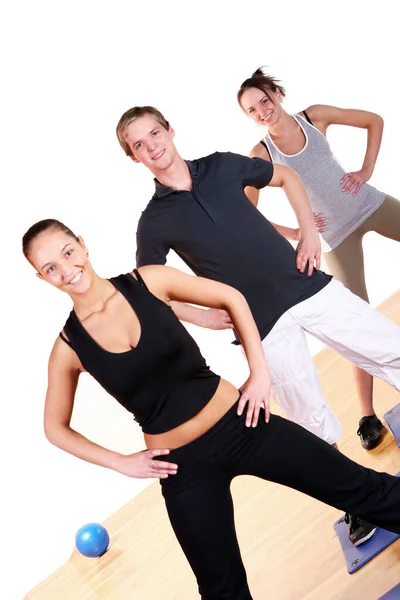 Grupo Personas Haciendo Ejercicio Físico — Foto de Stock