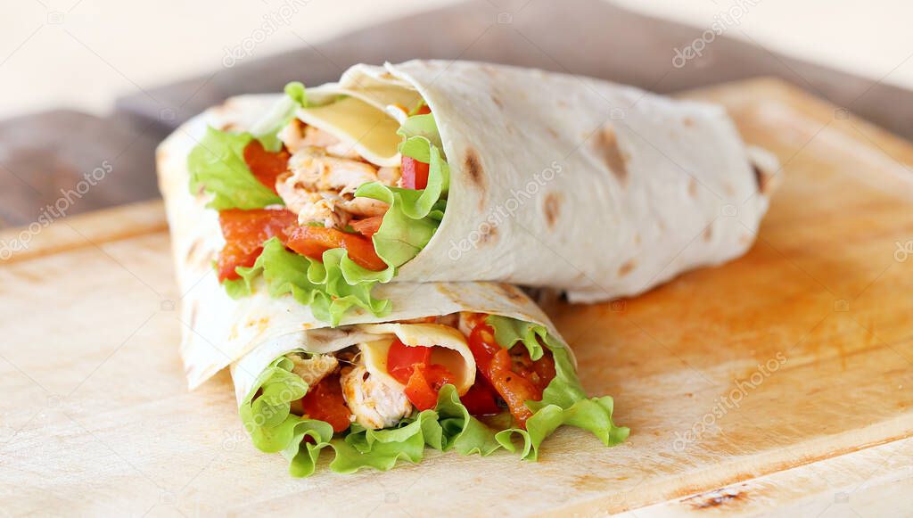 Two delicious tortillas on the table