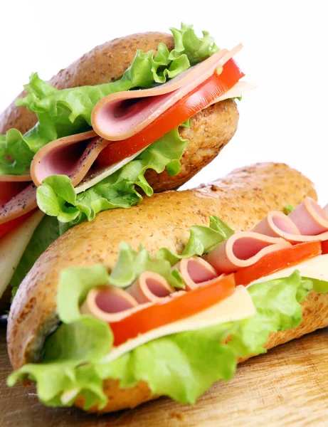 Sandviș Mare Proaspăt Gustos — Fotografie, imagine de stoc