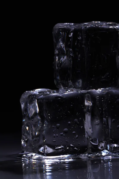 Beautiful Composition Wet Ice Cubes — Stock Photo, Image