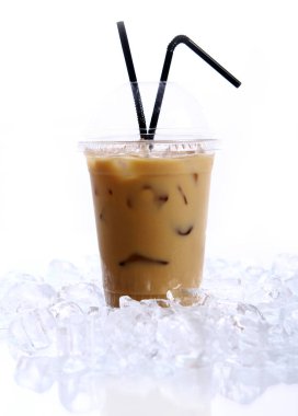 Buzlu soğuk kahve.