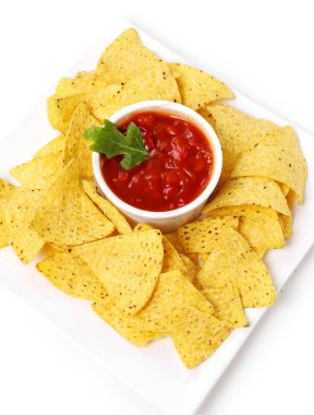 Masada soslu patates cipsi.