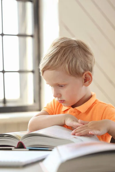 Child Young Cute Boy Home — Stock Photo, Image