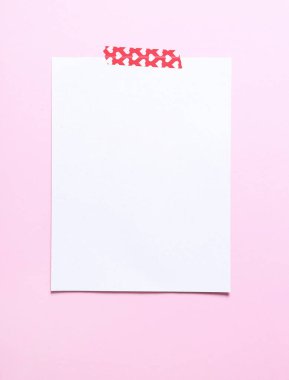 Etiket. Notlar için kağıt çıkartmalar