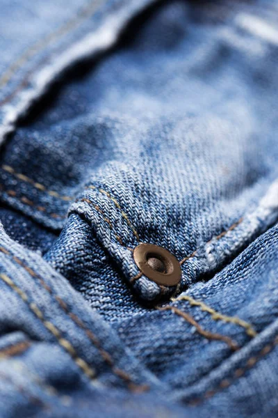 Closeup Picture Part Jeans — Stock Photo, Image